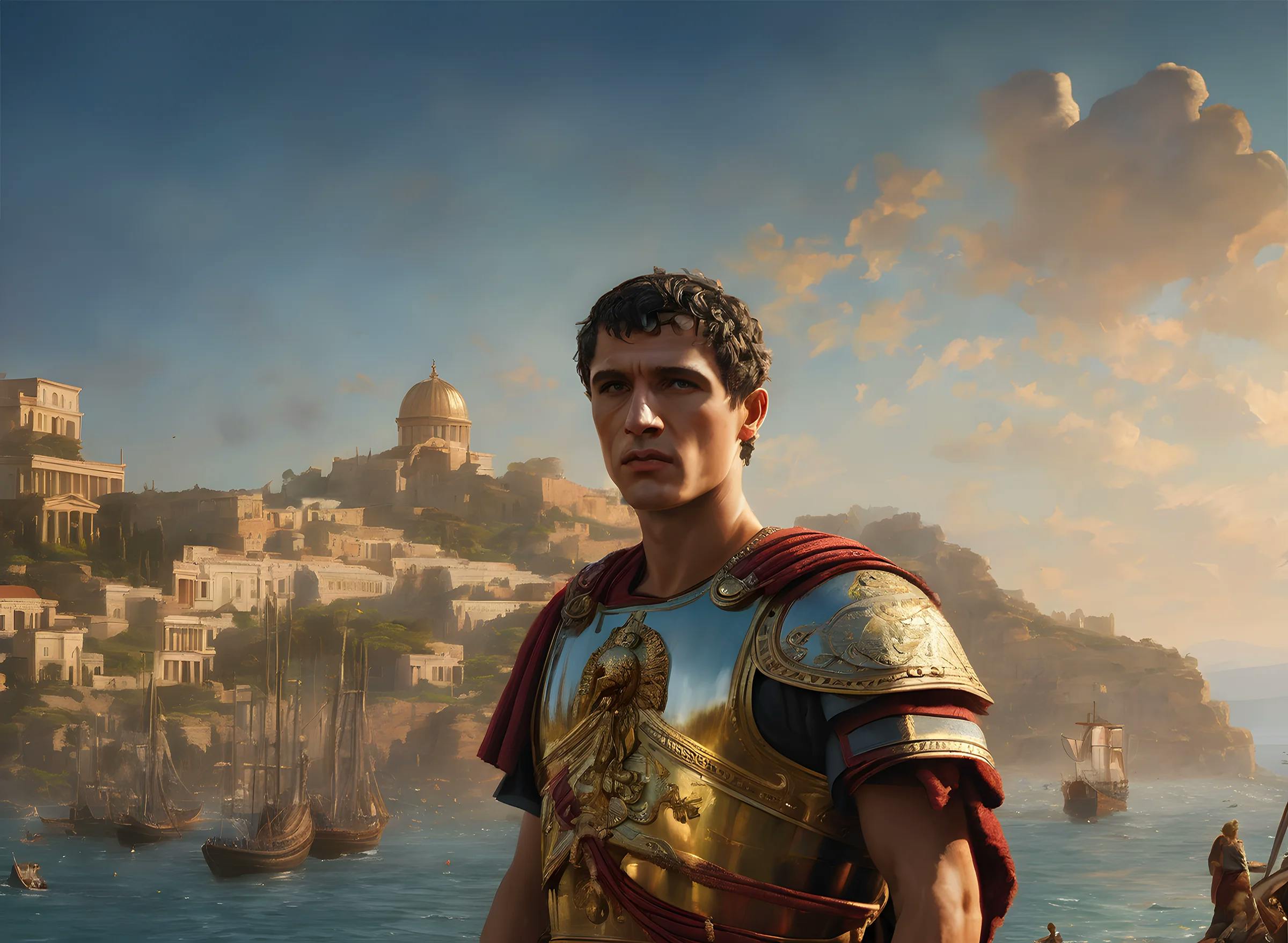 Caesar Helmet Quest. undefined. Sailing historical adventure for parents with children on the sunny shores of Turkey